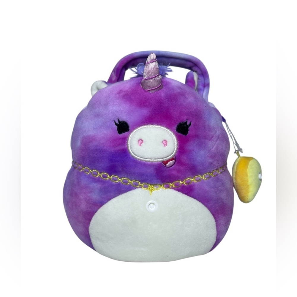 Squishmallows Lola the Unicorn Buddy Bucket (Valentine's 2024) Great for Easter‎